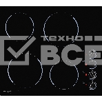Варочная поверхность Weissgauff HV 640 BK 60 см, стеклокерамика Vitro Ceramic Glass, механическое управление, автоотключение, индикация степени нагрева, таймер, блокировка от детей, черная, фото2