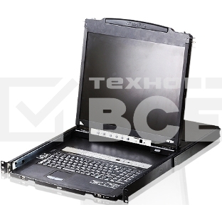 Переключатель KVM Консоль управления 16-портовый LCD 19
