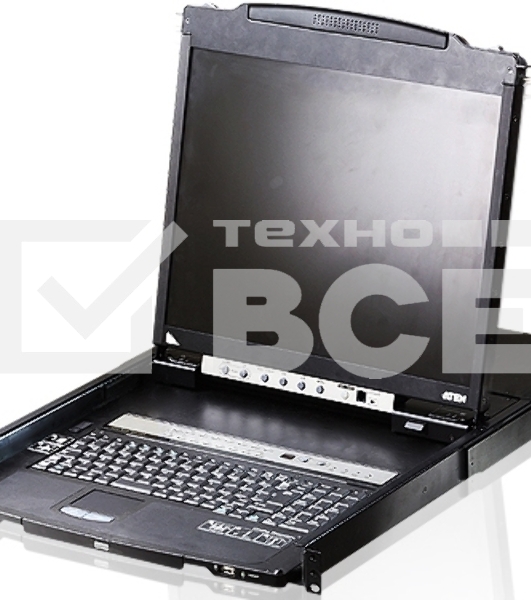 Переключатель KVM Консоль управления 16-портовый LCD 19