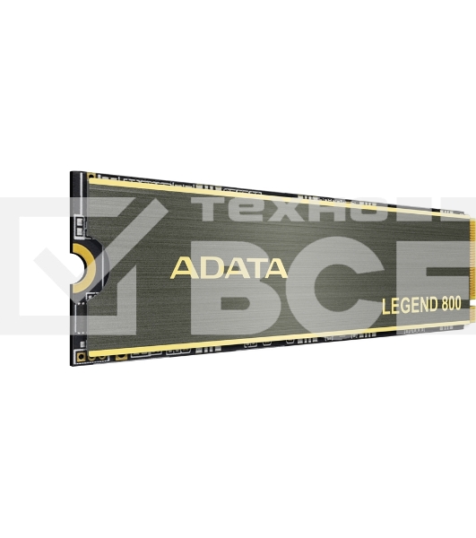 Накопитель SSD ADATA LEGEND 800, 1Tb, PCIe 4.0 x4, M.2 2280, NVMe, R/W 3500/2200, с радиатором