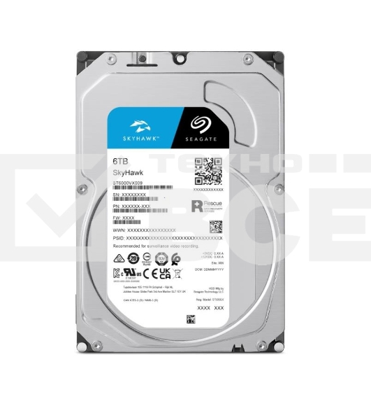 Жесткий диск Seagate SATA 6TB 5400RPM 6GB/S 256MB ST6000VX009