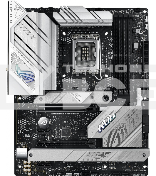 Материнская плата ASUS ROG STRIX B760-A GAMING WIFI, LGA 1700, Intel B760, 4xDDR5, 4xSATA, 3xM.2, 1xPCIe 5.0 x16, 1xPCIe 3.0 x4, 1xHDMI, 1xDP, 1x 2.5Gb LAN, 1xUSB-A 3.2 Gen 2, 2xUSB-A 3.2 Gen 1, 4xUSB 2.0, 5x3.5 мм, 7.1, Standard-ATX