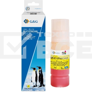 Чернила G&G GG-C13T06C44А №112 желтый70мл для Epson L6550/6570/11160/15150/15160