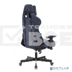 Кресло игровое Бюрократ VIKING KNIGHT LT27 FABRIC синий крестовина металл/пластик, фото60