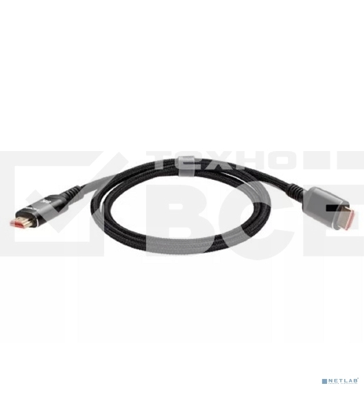 Кабель iOpen HDMI 19M/M,ver. 2.1 8KX60Hz (Econom) оплетка 1m ACG859B-1.0