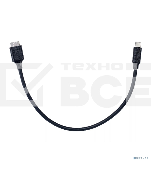 Кабель соединительный Telecom TUS713-0.3M USB3.0 Type-c to Micro B,5Gbps 0.3m