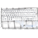 Клавиатура для ноутбука Asus VivoBook 15 X505 белый, фото3