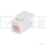 Модуль Keystone Rexant Jack RJ-45(8P8C), UTP неэкранированный, CAT 5e, тип 180 градусов, белый PRO, фото3
