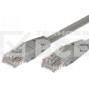 Патч-корд Premier 5-970 1.0 UTP 4 пары cat.5E CCA molded 1м серый RJ-45 (m)-RJ-45 (m)