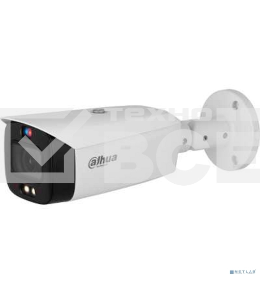 Уличная цилиндрическая IP-видеокамера TiOC DAHUA DH-IPC-HFW3449T1P-ZAS-PV-S5 с ИИ и активным сдерживанием 4Мп, 1/2.7” CMOS, моторизованный объектив 2.7~13,5мм (5x), видеоаналитика, ИК 50м, LED 40м