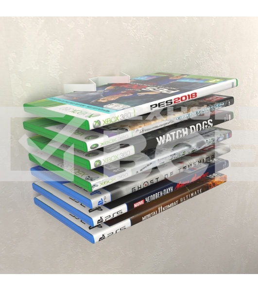 Кронштейн для хранения дисков Rexant настенный, белый