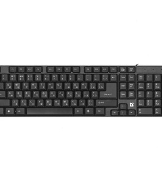 Клавиатура проводная Defender Accent SB-720, USB, черный