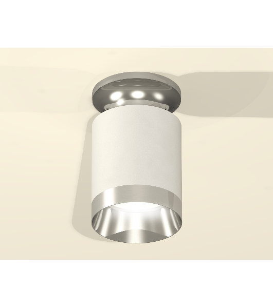 Светильник Ambrella Light XS6301141 SWH/PSL белый песок/серебро полированное MR16 GU5.3 (N6903, C6301, N6132)