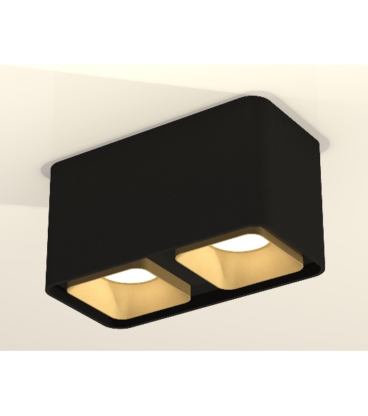 Светильник Ambrella Light XS7851004 SBK/SGD черный песок/золото песок MR16 GU5.3 (C7851, N7704)