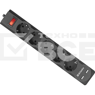 Сетевой фильтр Defender 3M DFS 753 5OUTL.