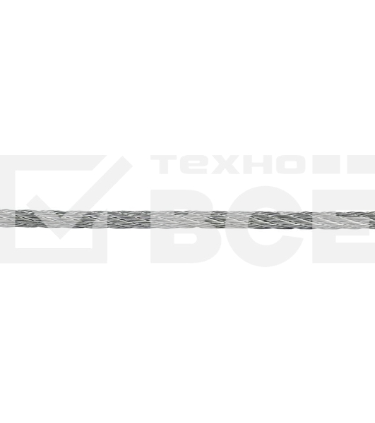 Трос стальной оцинк. d3 DIN 3055 (уп.20м) Tech-Krep 127933