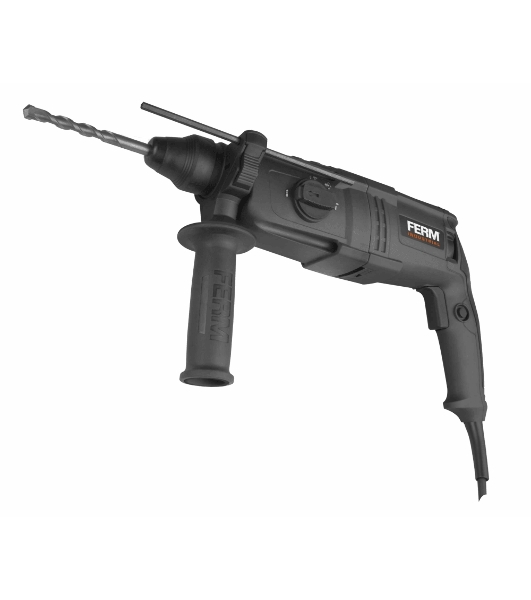 Перфоратор FERM SDS-plus HDM1038P мощность - 800 W/сила удара - 2,7 Дж/число ударов в мин - 0-5500/бетон/cталь/дерево-26/13/30