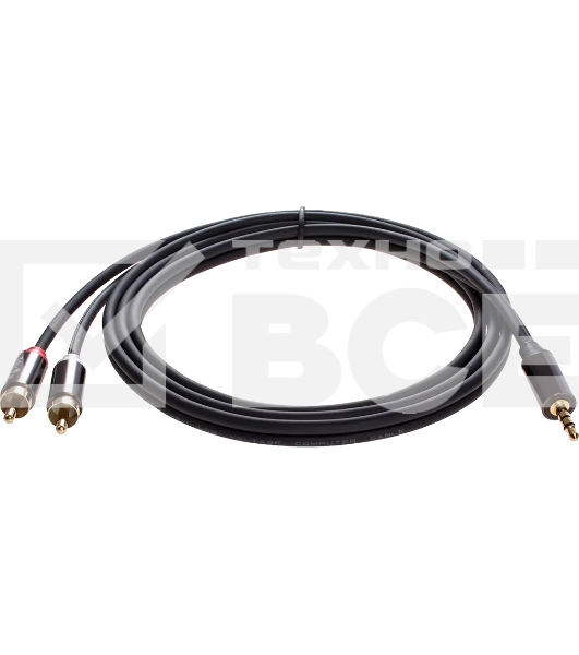 Кабель соединит 3.5 Jack (M) - 2xRCA (M), 1.5м Telecom PRO <TAV7183M-1.5M>