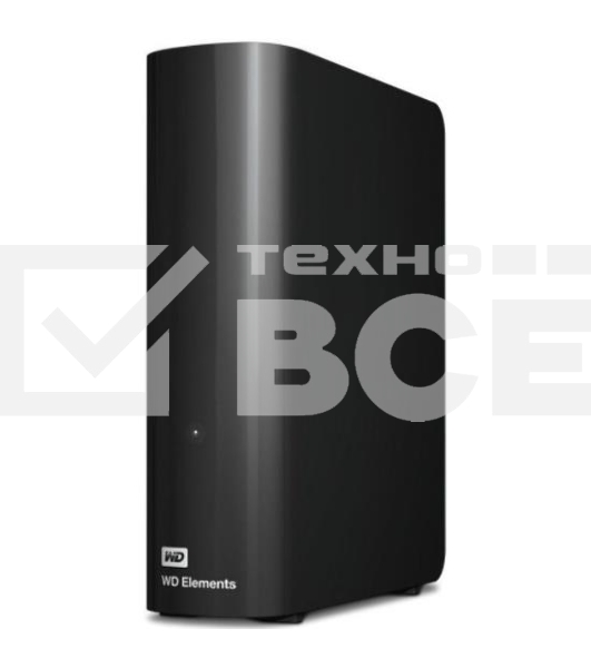 Внешний диск HDD WD Elements Desktop WDBWLG0140HBK-EESN, 14ТБ, черный