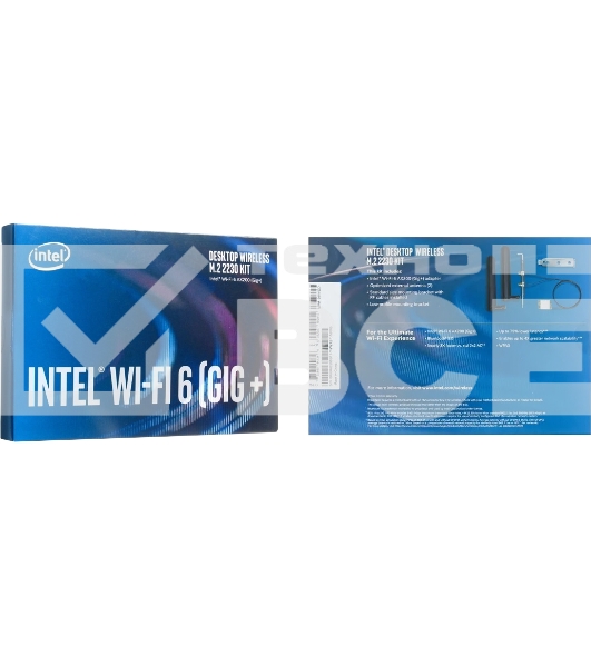 Плата сетевого контроллера Intel Wi-Fi 6 AX200, 2230, 2x2 AX+BT, No vPro, 985927