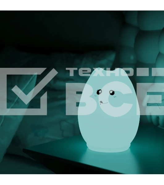 Ночник Gauss NN303 кошка белый