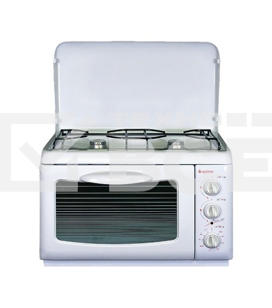 Плита настольная газовая Gefest 100 белый + духовка