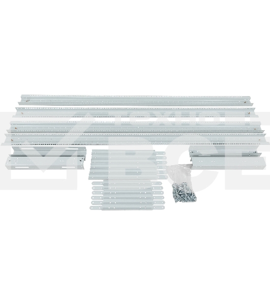 Стойка двухрамная NTSS NTSS-2POR42U/600-1000 42U 550ммx1000мм 600кг серый