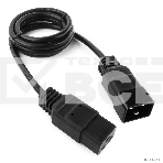 Кабель питания для UPC Gembird/Cablexpert, 1.5м, С19 - C20, 16А, черный, с заземлением(PC-189-C19), фото3