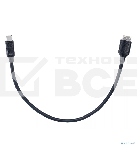 Кабель соединительный Telecom TUS713-0.3M USB3.0 Type-c to Micro B,5Gbps 0.3m