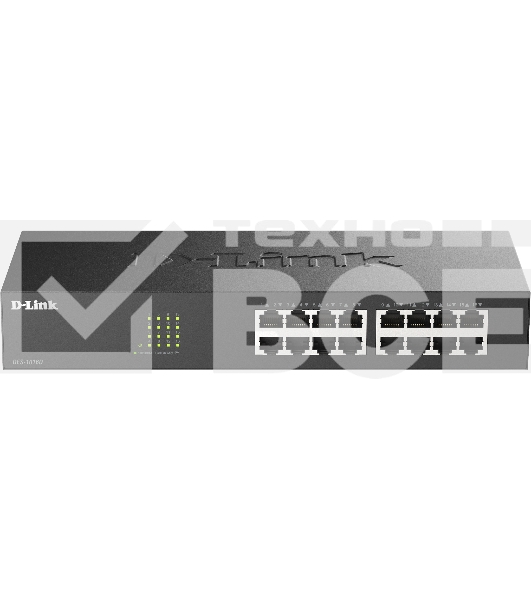 Неуправляемый коммутатор D-Link DES-1016D/I1A с 16 портами 10/100Base-TX