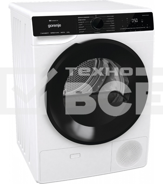 Сушильная машина Gorenje DPNA82WIFI/C белый, 8 кг, сушка - конденсационная, программ - 15, 60 x 85 x 65.3 см