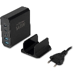 Настольное зарядное устройство Digma Pro DPW10A 140W 5A (PD+QC) 3хUSB-C/2xUSB-A универсальное черный (DPW1A4G024BK), фото13