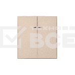 Выключатель KRANZ STRONG 2 кл с подсветкой 10А с/у шелк, фото 1