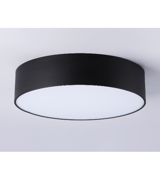 Потолочный светодиодный светильник Ambrella light FV5522 BK черный LED 26W 4200K D220*58 (Без ПДУ)