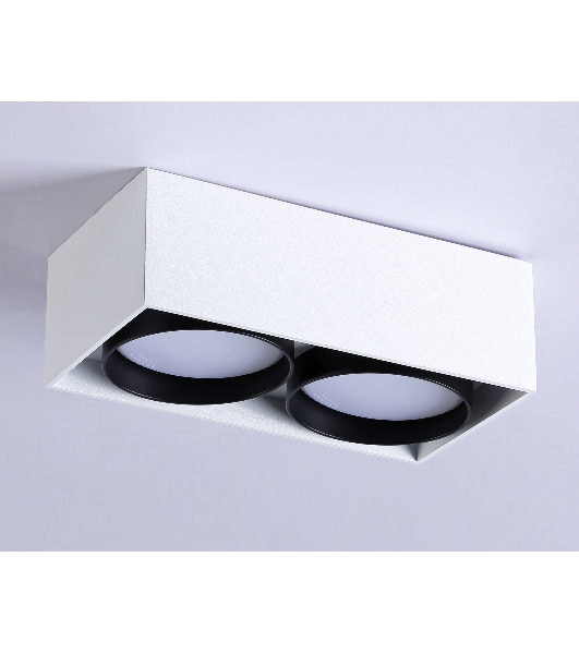 Светильник накладной TN70872/2 WH/BK белый/черный GX53/2 max 12W 185*92*62