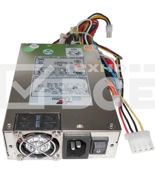 Блок питания EMACS H1U-6250P 1U 250W, 1U Single (ШВГ=100*40,5*155мм), 70%, Активный PFC, OEM