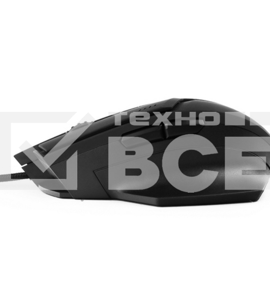 Мышь проводная Гарнизон GM-740G черный, 3200 dpi, USB, кнопки - 7
