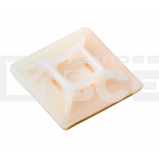 Площадка под винт самоклеящаяся Rexant 28х28 мм, белая, упаковка 100 шт.