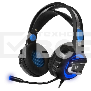 Гарнитура игровая Crown CMGH-3001 черный/синий