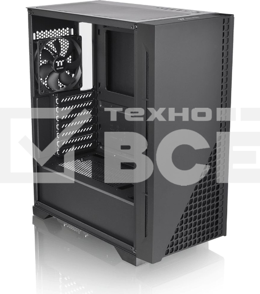Компьютерный корпус Thermaltake H330 TG CA-1R8-00M1WN-00 Black/Win/SPCC/Tempered Glass*1/120mm Standard Fan*1