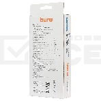 Сетевой фильтр Buro 800SH-1.8-B 1.8м (8 розеток) черный (коробка), фото6