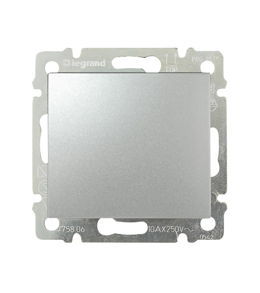 Выключатель, алюм. Valena 