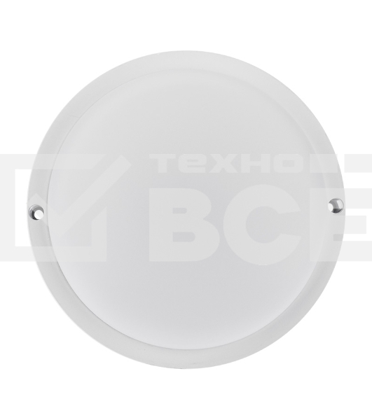 Светильник светодиодный пылевлагозащищенный Rexant ЖКХ-01 круг 12 Вт 1000 Лм IP65 155 мм 6500 K с микроволновым датчиком движения