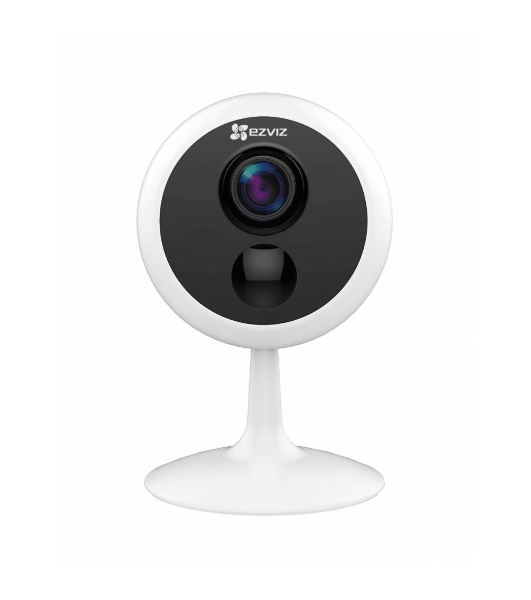 Видеокамера IP Ezviz C1C PIR 2Мп внутренняя Wi-Fi камера c ИК-подсветкой до 6м и датчиком движения (угол-110, до 5м) 1/2.9'' CMOS матрица; объектив 2.8мм; угол обзора 130°(диагональный);20 к/сек при 1920х1080; ИК