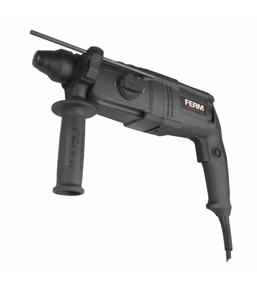 Перфоратор FERM SDS-plus HDM1038P мощность - 800 W/сила удара - 2,7 Дж/число ударов в мин - 0-5500/бетон/cталь/дерево-26/13/30