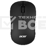 Мышь беспроводная Acer OMR160 черный, 1200 dpi, радиоканал, USB, кнопки - 3, фото 1