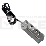 Переходник разветвитель Hoco HB1 USB - 4USB (USB 2.0 - 480 Мбит/с), 0.8 м, серый, фото4