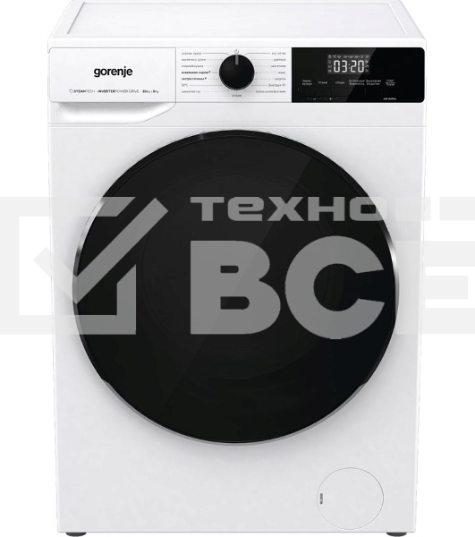 Стирально-сушильная машина Gorenje W1D2A164ADS (20010443) белый загр. фронтальная макс.: 10 кг 1400об/мин класс: А