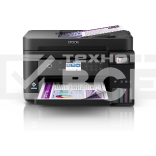 МФУ струйный Epson EcoTank L6270, A4, цветной, печ. до 33/15.5 стр/мин. (ч/б/цв.), 1200 x 4800 dpi (печ.), 1200x2400dpi (скан.), USB, RJ-45, Wi-Fi