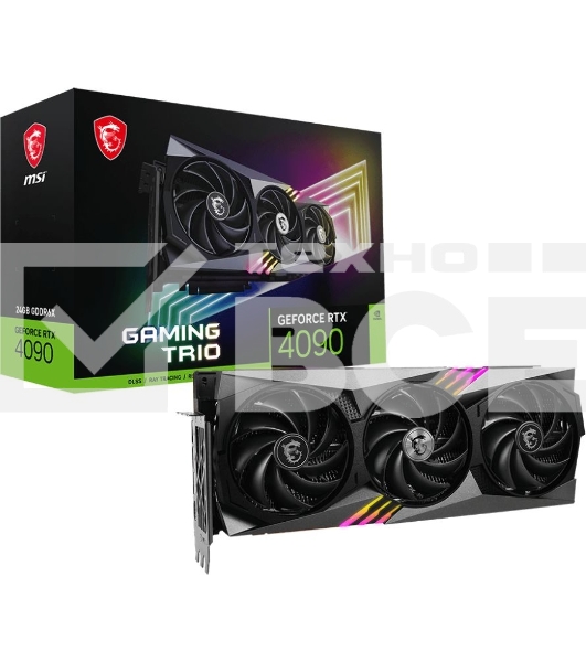 Видеокарта MSI GeForce RTX 4090 GAMING TRIO 24G